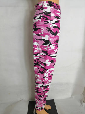 Camo Cargo Pants Pink