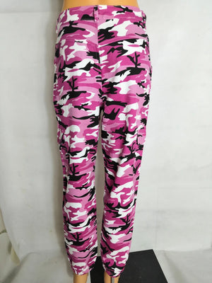 Camo Cargo Pants Pink