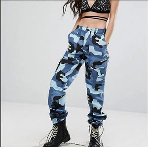 Camo Cargo Pants Pink