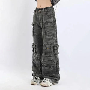 Camo cargo pants streetwear