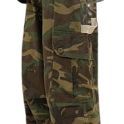 Camo Cargohose mit Kordelzug