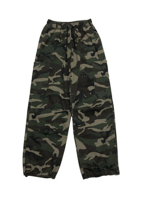 Camo cargo pants women