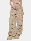 Pantalon cargo camouflage pour femme