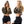 Two views of the camo cropped hoodie, front with the hood up and a side view with the hood down, cropped length