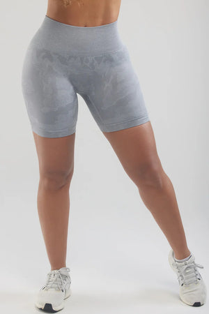 Camo Grey Gym Shorts Booty