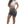 Camo Grey Women Booty Shorts - product view on white background