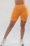 Camo Orange Gym Shorts Booty