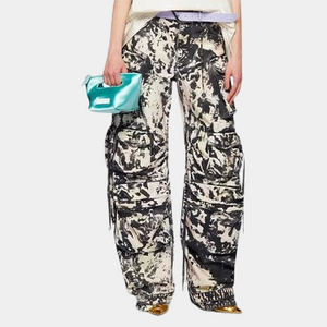 Camo print cargo pants