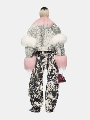 Camo print cargo pants