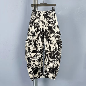 Camo print cargo pants