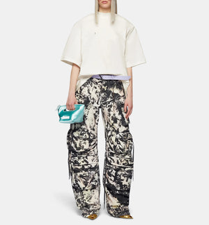 Camo print cargo pants