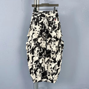 Camo print cargo pants