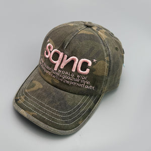 CAMO Style Fashion Caps Y2K