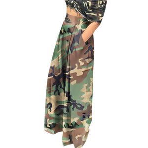 Camouflage Cargo Pants Womens