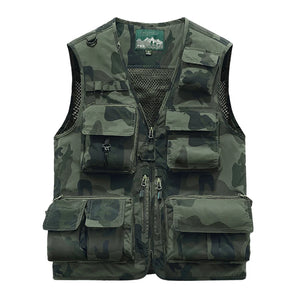 Camouflage Cargo Vest