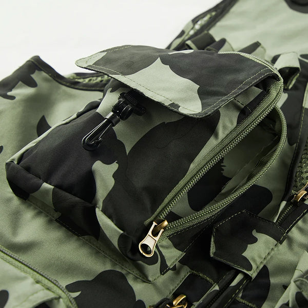 Camouflage Cargo Vest