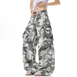 Camouflage Cargo Y2K Jeans