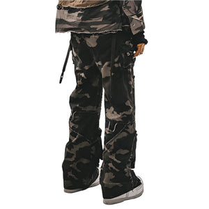 Camouflage Dirty Cyberpunk Pants