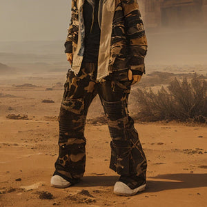 Camouflage Dirty Cyberpunk Pants