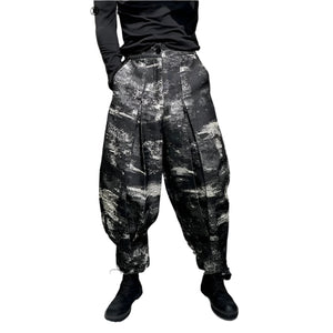 Camouflage Harem Cyberpunk Pants