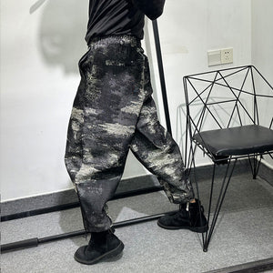 Camouflage Harem Cyberpunk Pants