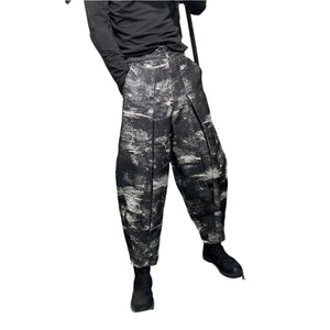 Camouflage Harem Cyberpunk Pants