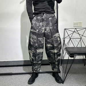 Camouflage Harem Cyberpunk Pants