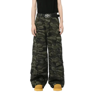 Camouflage Multi-pockets Y2K Jeans