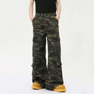 Camouflage Multi-pockets Y2K Jeans