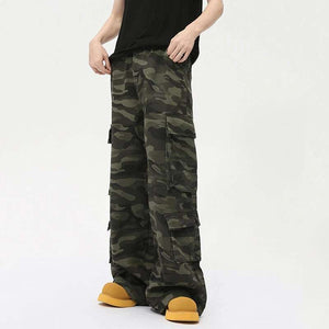 Camouflage Multi-pockets Y2K Jeans