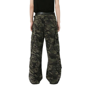 Camouflage Multi-pockets Y2K Jeans