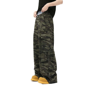 Camouflage Multi-pockets Y2K Jeans