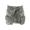 Camouflage Printed Y2K Skirt