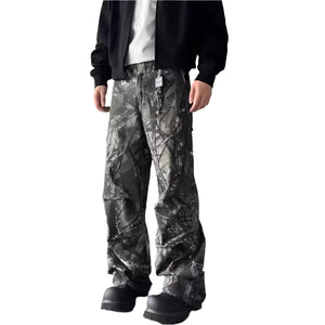 Camouflage Retro Cyberpunk Pants