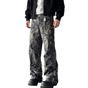 Camouflage Retro Cyberpunk Pants