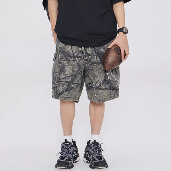 Camouflage Safari Style Shorts