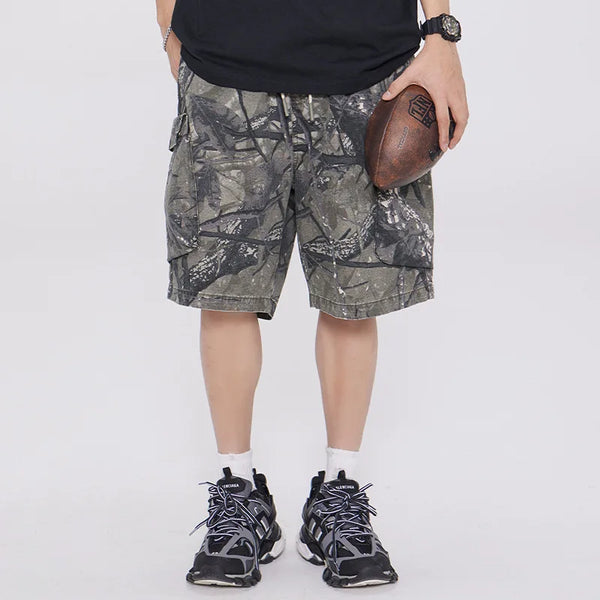 Camouflage Safari Style Shorts