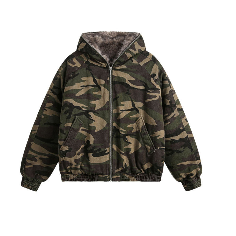 Camouflage Thicken Cyberpunk Jacket – Cyber Techwear