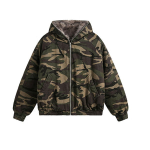 Camouflage Thicken Cyberpunk Jacket