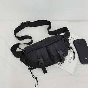 Canvas chest Crossbody Sling Bag
