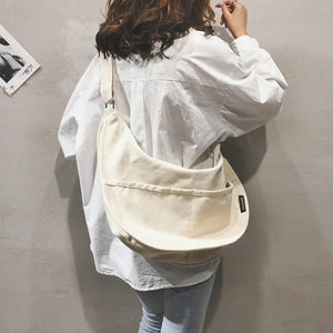 Canvas Japanese Crossbody Sling Bag