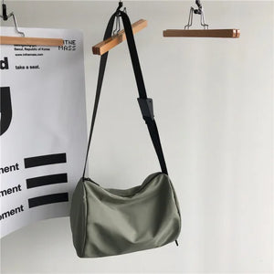 Canvas messenger Crossbody Sling Bag