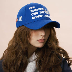 Cap Y2K Embroidered Letters