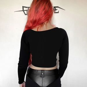 Cardigan Blouse Black Tops