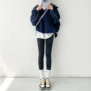 Pantalon cargo camouflage slim