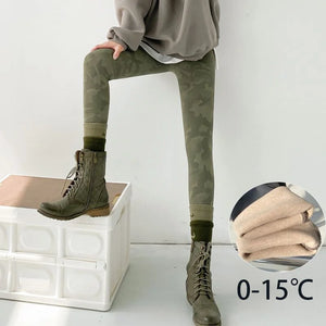 Pantalon cargo camouflage slim