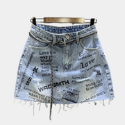 Cargo Jeans-Minirock