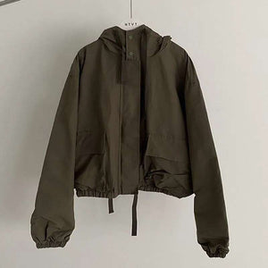 Cargo Jackets Zipper Y2K