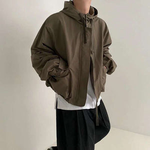Cargo Jackets Zipper Y2K