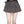 Cargo Mini Skirt Denim - product view on white background